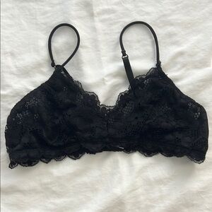 Anemone Black Lace Bralette